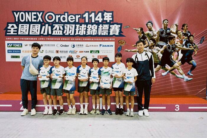 五年級女子團體組第三名